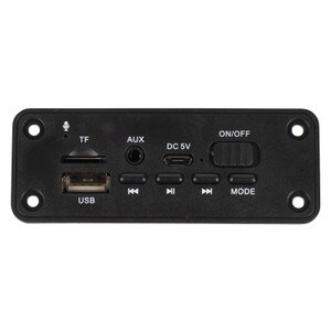 Bluetooth 5.0, FM, Media Player Faceplate 2 x 3W 5 VDC Amp Board